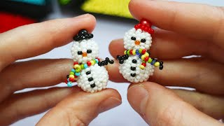 BEADED SNOWMAN