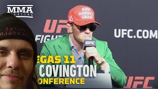 Entertaining  Colby Covington  Press Coference | REACTION