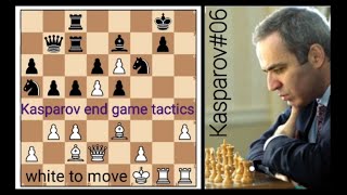 Chess Puzzle: Garry Kasparov's End Game Tactics | Amazing Force Checkmate | ft. Vijay Joshi