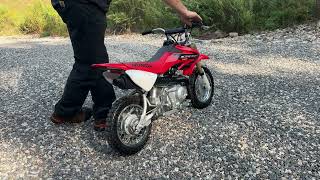 2004 Honda CRF50F Cold Start