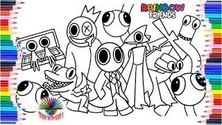 Rainbow Friends Chapter 2 Coloring Pages - The Masterpiece!