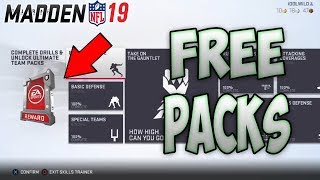 How to get FREE packs in Madden 19 Ultimate Team