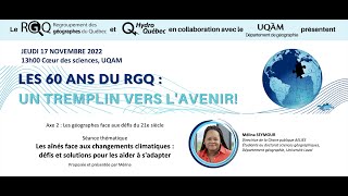 Adaptation des aînés aux changements climatiques : défis et solutions pour les aider à s'adapter