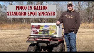 Fimco 15 gallon ATV spot sprayer from Bass Pro, Unboxing, Install, and Impressions