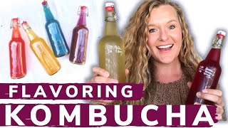 FLAVORING & CARBONATING HOMEBREWED KOMBUCHA: Second & Third Fermentation Process | How to | Tutorial