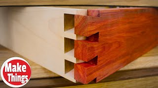 Simplified Dovetail Joints // QUAD Vise Joinery // Make Things