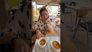 Our Spanish coffee order goes wrong #travel #travelvlog #mallorca #britsabroad