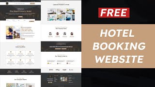 How To Make A Hotel Booking Website With WordPress Free | Elementor | Astra | MotoPress | 2024