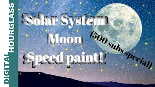 Solar System Speedpaint: Moon edition