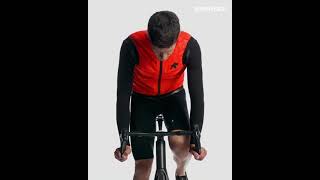 『ASSOS/アソス EQUIPE RS RAIN VEST S9 _PropellerOrange』 #cycling #roadbike #サイクルウェア  #cyclinglife