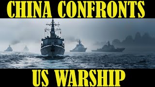 China's military confronts US warship, the USS Halsey, in South China Sea