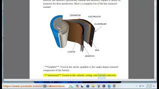 Minerals needed to make electric car batteries 101: minerals in ev batteries?