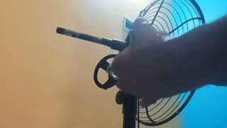 how to fix a jam in a stand fan, pedestal fan, stand fan repair 2022