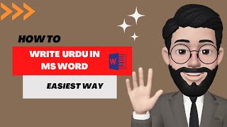 How to write Urdu in MS Word