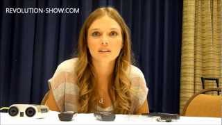 Revolution - Tracy Spiridakos at Comic Con 2012 (HD)