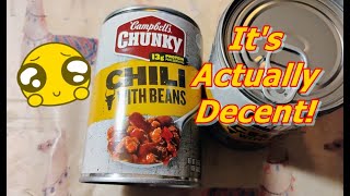 Campbell's Chunky Chili With Beans Review