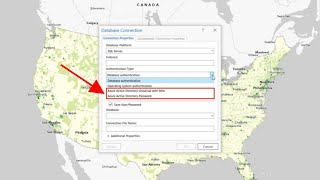 The Database Connection Dialog Box in ArcGIS Pro