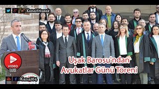 Uşak Barosu'ndan Avukatlar Günü Töreni #usak #avukat #avukatlargünü