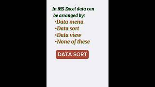 Sort data in excel|extension in MS excel #trending #mostpopular #generalknowledge #ppsc #viral