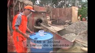 Plastificante para concreto - Chemaplast