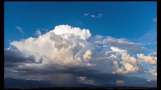 Monsoon storm drops over the Santa Catalinas