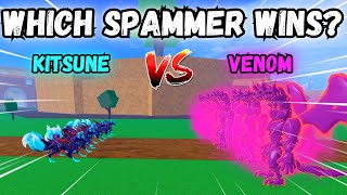 5 Kitsunes Vs 5 Venoms Which Spam Fruit Wins?