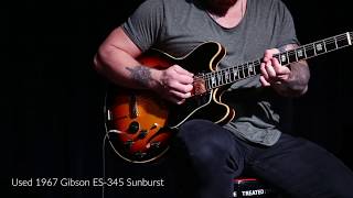 1967 Gibson ES-345 TD Sunburst- All Playing, No Talking Demo