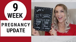 9 Week Pregnancy Update || Baby #2 || Melissa Marie || Week by Week Pregnancy Transformation