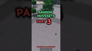 Random Moveset Combo PART 3!?!? | TSB #roblox #strongestbattlegrounds