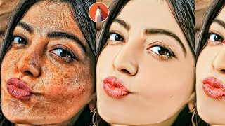 FRESH Smooth + Clear Oily Face | sketchbook editing - photo editing | image editing