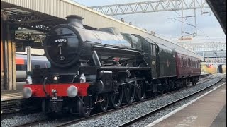 GREAT Selection of Freights at Nuneaton inc 45596 ‘Bahamas’ 23/11/2023