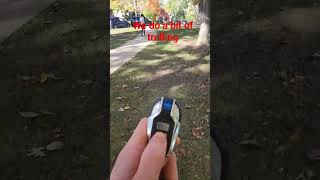 Trolling with bike alarm panic button