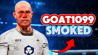 GOAT1099, The Best Player In UFC 5 Gets Smoked!