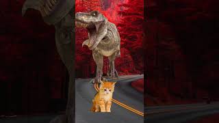 dinosaur 🦕 attack' in real life #dinosaur #funny #vfx #trex Dinosaur ne attack real life