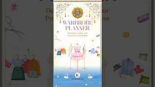 Wedding Wardrobe Planner | Wardrobe Design Invite | Wardrobe Designer | Pastel Wardrobe Design