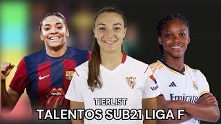 TIERMAKER DE JUGADORAS SUB 21 DE LA LIGA F