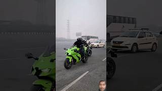 Kawasaki ⚡️ Ninja Zx10r rider Bike 2k✨️#shortsvideo Viral video♥️ rider Bike 🏍 @refugiomental6032