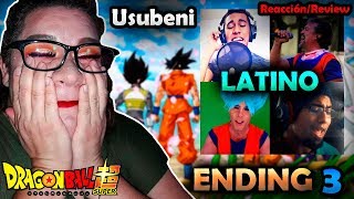 MI MADRE REACCIONA A COVERS DE DRAGON BALL SUPER ENDING 3 (USUBENI) | Review