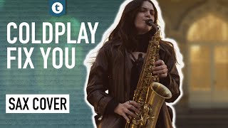 Coldplay - Fix You | Saxophone Cover | Alexandra Ilieva | Thomann