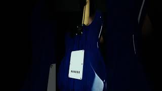 Guitarra SX Stratocaster Swamp Ash - Azul Transparente