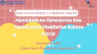 Aksi Nyata Modul 1.4 | Budaya Positif