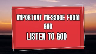 💌 God Message for you today💥 Powerful Word from God♥️Listen God Now💌He wants to change your life.