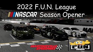 WonderDads Gaming: iRacing 2022 F.U.N. League NASCAR Season Opener at Martinsville