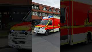 RTW auf #einsatzfahrt #blaulicht #feuerwehr  #automobile #einsatz #firefighter #göttingen