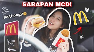 DRIVE THRU MCD BUAT SARAPAN!! | Aurelliaurel