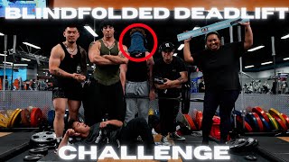 Blindfolded DEADLIFTS vs Crunch Gym Bros