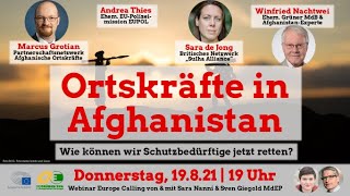 Europe Calling "Ortskräfte in Afghanistan" / "Locally employed civilians in Afghanistan" (ORIGINAL)