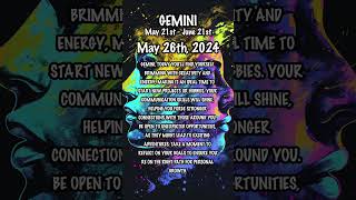 May 26th, 2024 #GeminiHoroscope #dailyhoroscope  #dailyastrologyhoroscope #zodiac  #zodiacuniverse