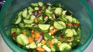 Afghani / Persian Pickle | Mix Vegetable Pickle | Turshi Makhloot | ترشی مخلوط