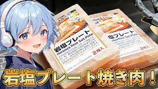 岩塩プレートをもらったので肉を焼くぜ！【料理】